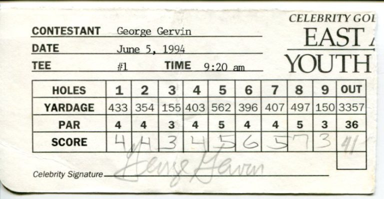 George Gervin The Iceman San Antonio Spurs Chicago Bulls HOF Signed Autograph