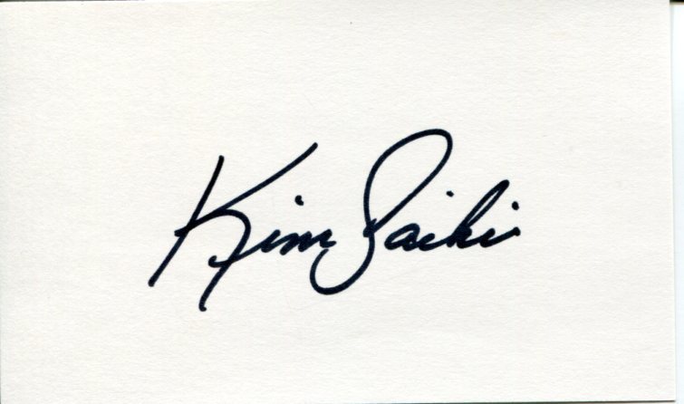 Kim Saiki LPGA Golf Star Champ USC Trojans Signed Autograph