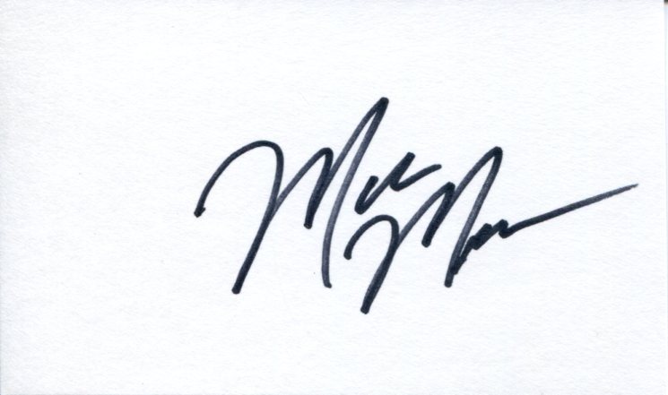 Mark Moses Mad Men Desperate Housewives Star Trek Platoon Signed Autograph