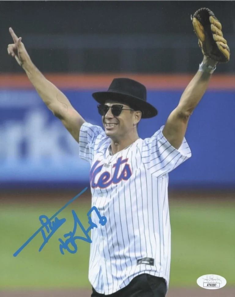 Timmy Trumpet Signed 8x10 Photo w/ JSA COA #AT63297 New York Mets NY