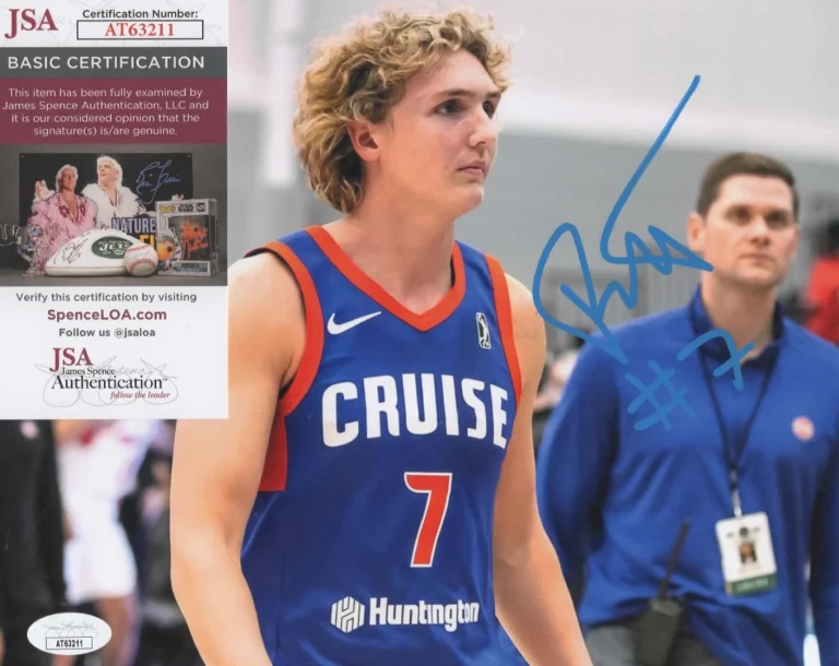 Ryan Turell Signed 8x10 Photo w/ JSA COA Motor City Cruise 1st Orthodox Jew 2