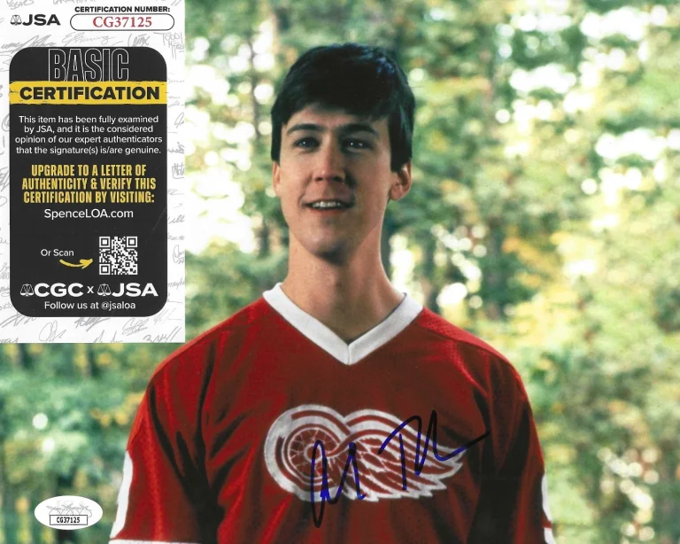 Alan Ruck Signed 8x10 Photo w/ JSA COA #CG37125 Ferris Bueller's Day Off Cameron