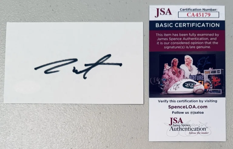 Stephen Root Signed Autographed 3x5 Card JSA Cert NewsRadio Office Space