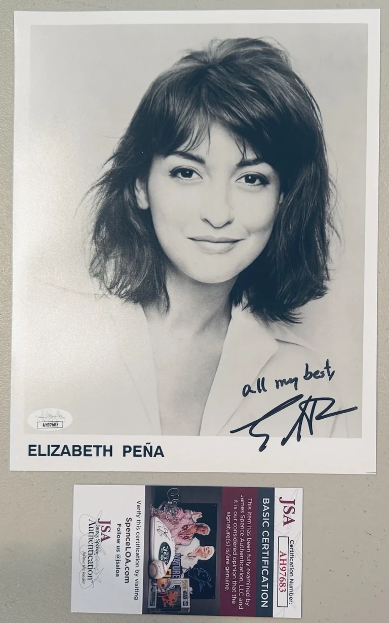 Elizabeth Pena Signed Autographed 8x10 Photo JSA Cert La Bamba