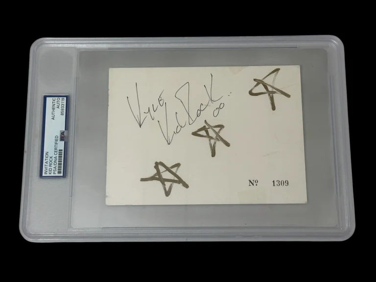 Kid Rock Robert Ritchie Saturday Night Live Signed Autograph Ticket PSA DNA Slab