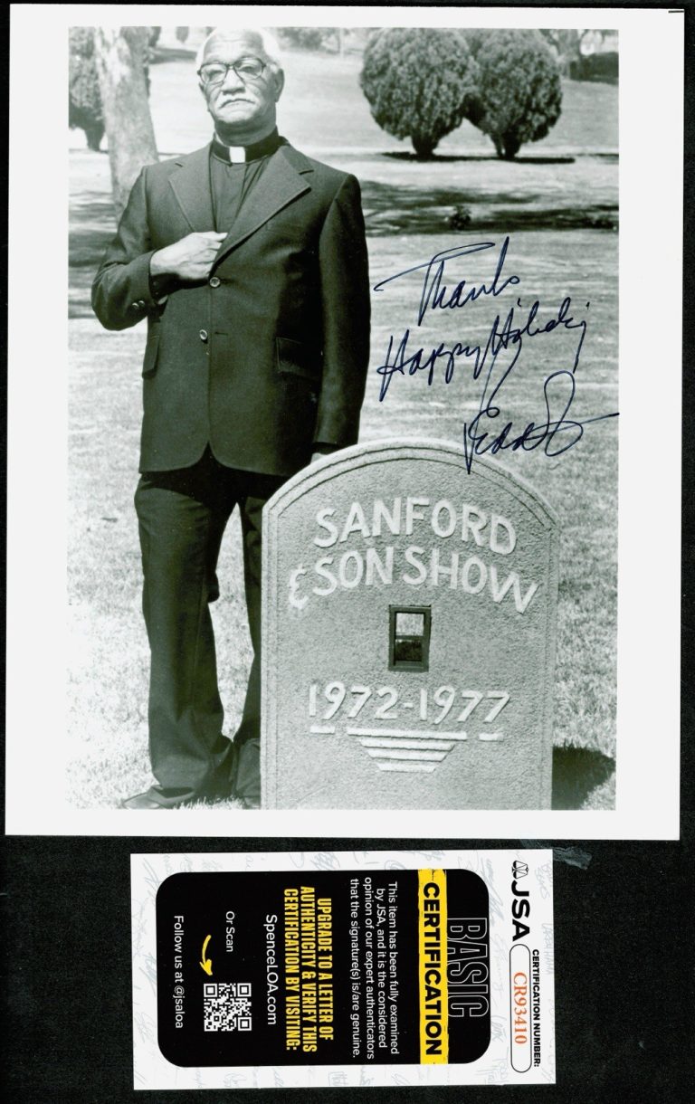Redd Foxx Signed Autographed Sanford & Son 8x10 Photo JSA Cert Comedian
