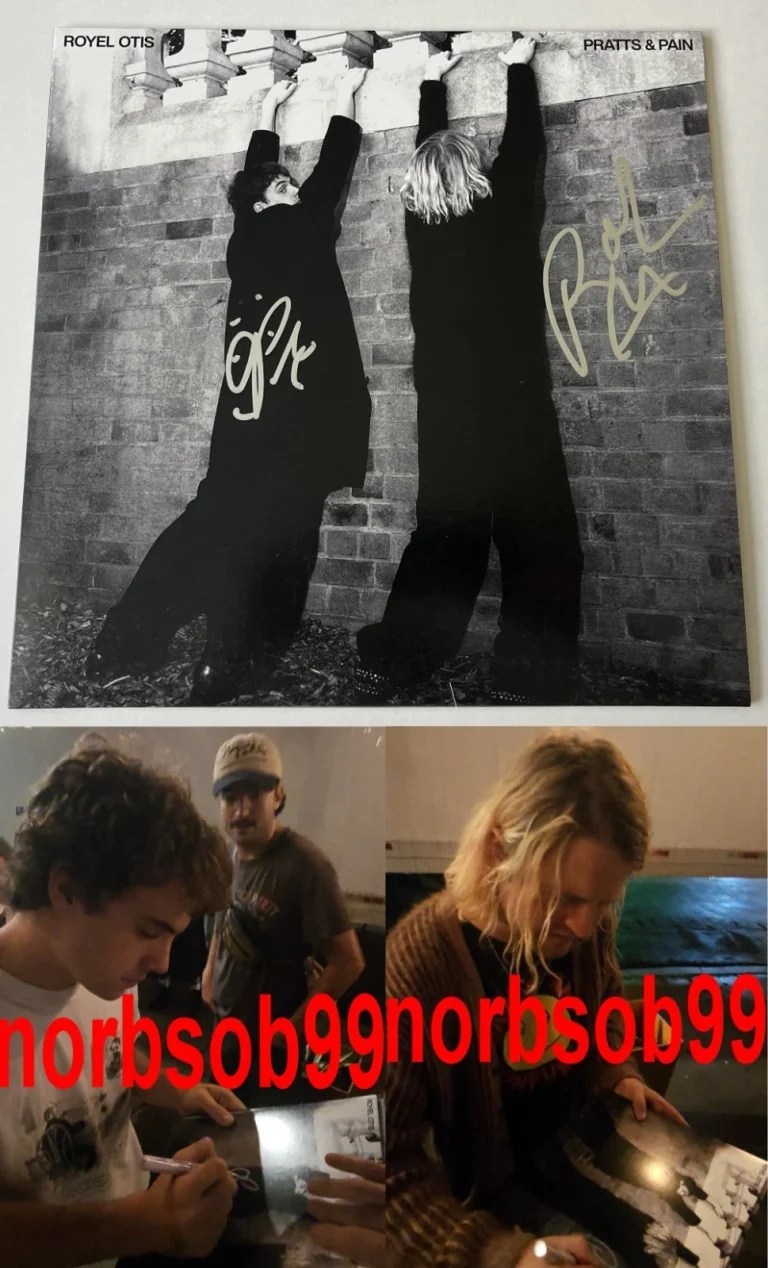 ROYEL OTIS SIGNED AUTOGRAPH PRATTS & PAIN VINYL w/EXACT PROOF & BECKETT BAS COA