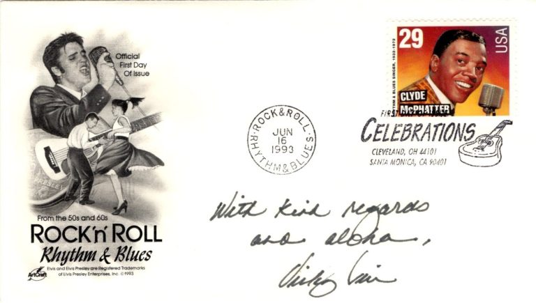 Vicky Tiu Cayetano It Happened at the World's Fair Elvis Signed Autograph FDC