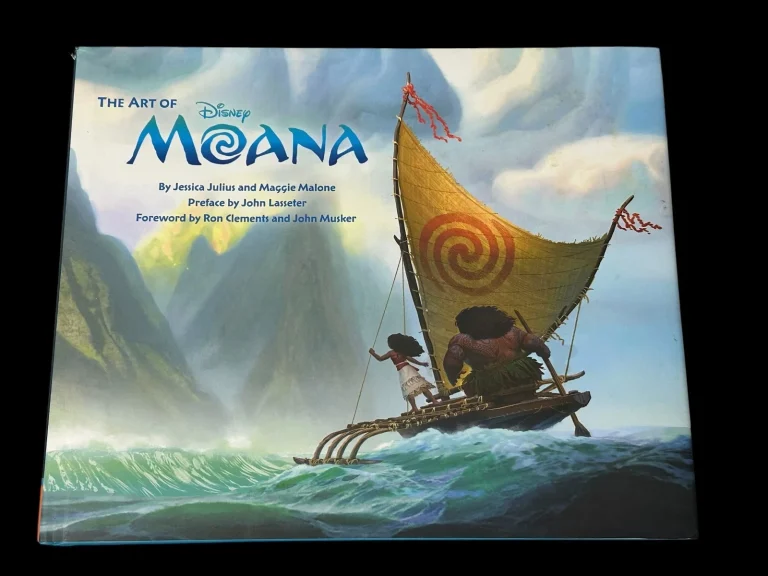 Ron Clements Disney Writer The Art Of Moana Signed Autograph Oversized Book