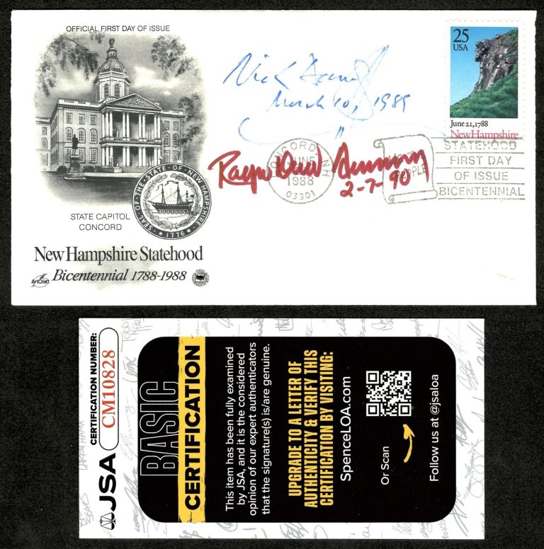 Ralph Abernathy Signed Autographed First Day Cover JSA Civil Rights Leader 2