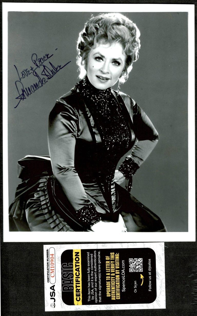 Amanda Blake Signed Autographed Gunsmoke 8x10 Photo JSA Cert Kitty 2