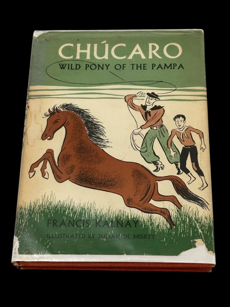 Francis Kalnay Chucaro Wild Pony Of The Pampa Newbery Awar Signed Autograph Book