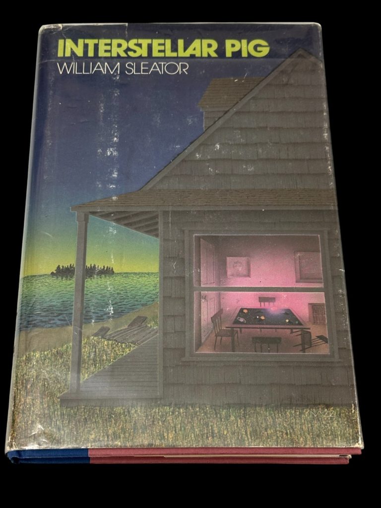 William Sleator Interstellar Pig Signed Autograph Hardcover Book With Sketch