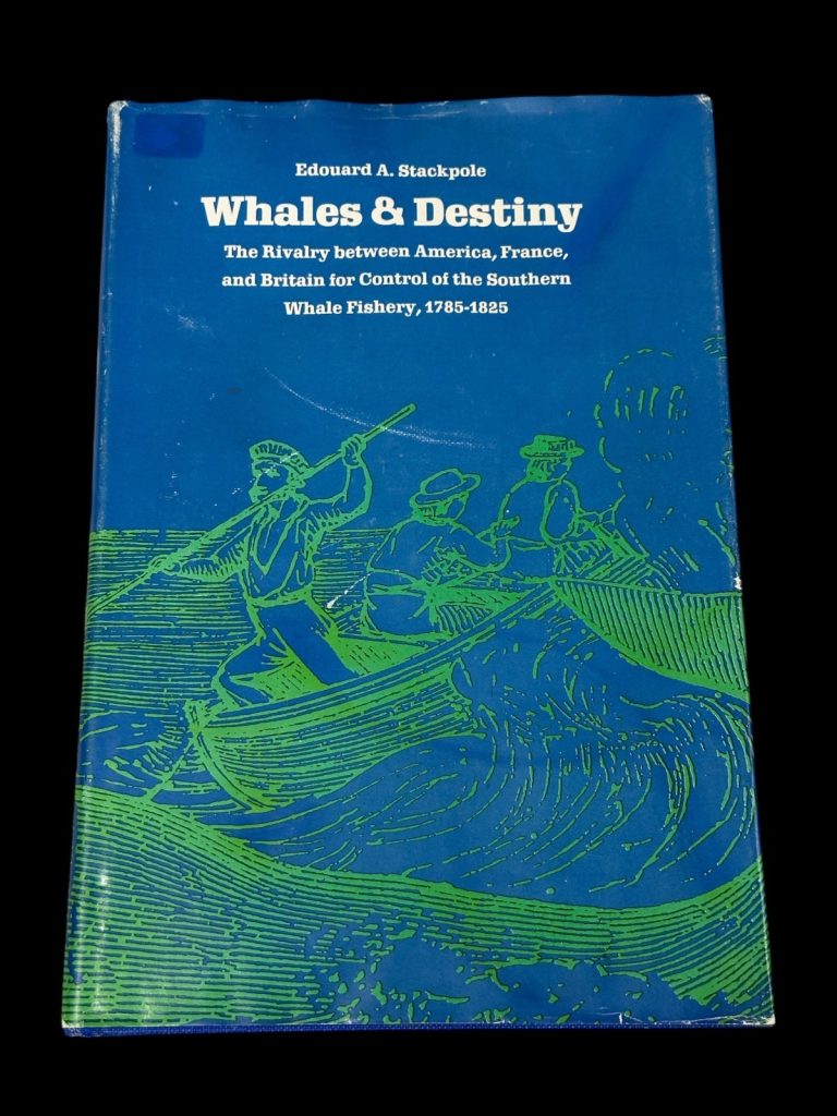 Edouard A. Stackpole Whales & Destiny Rivalry Fishery Signed Autograph Book