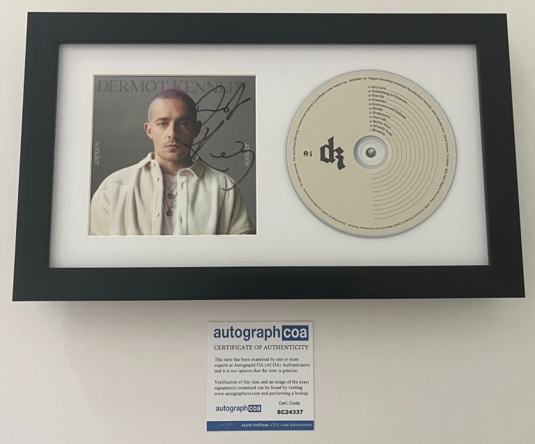 DERMOT KENNEDY SIGNED SONDER FRAMED & MATTED CD w/ AUTOGRAPH COA ACOA