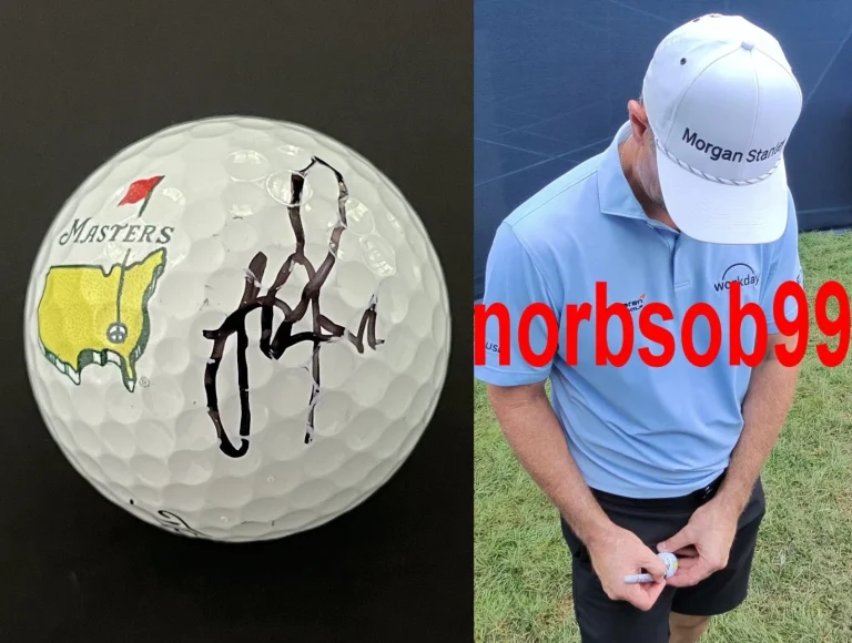 JUSTIN ROSE SIGNED AUTOGRAPH TITLEIST MASTERS GOLF BALL w/EXACT PROOF & COA