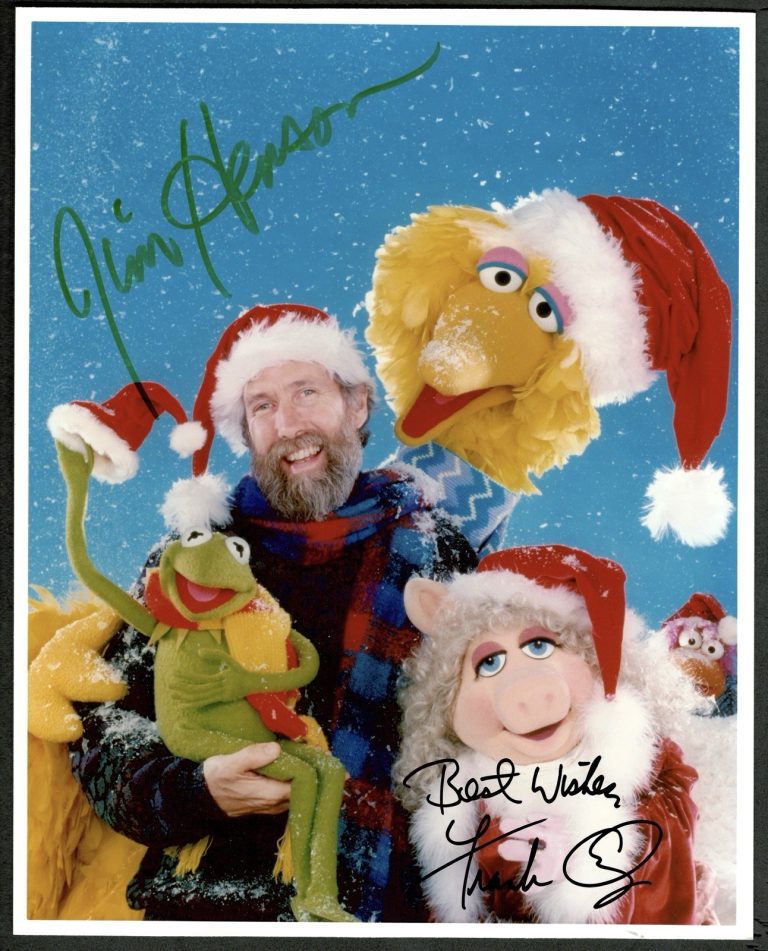 Jim Henson & Frank Oz Signed Autographed Muppets 8x10 Photo JSA Letter