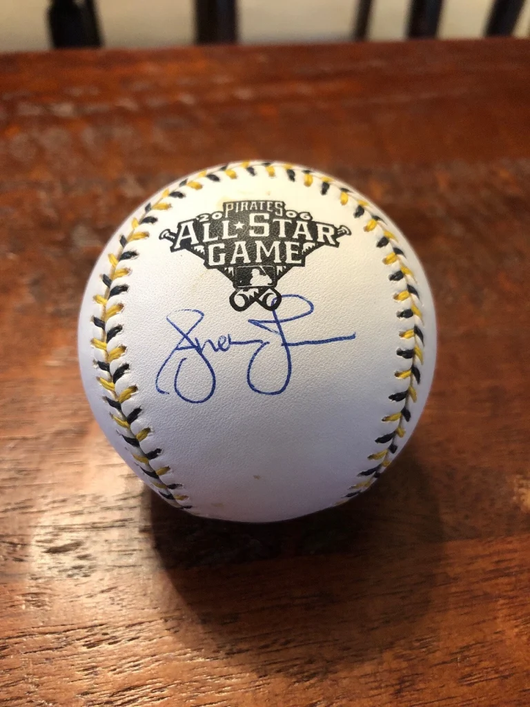 Andruw Jones Signed 2006 All Star Baseball PSA DNA Coa Atlanta Braves Auto