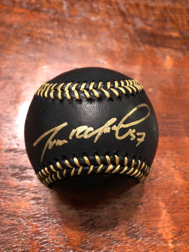 Dereck Rodriguez Signed Black Official Baseball PSA DNA Coa Giants