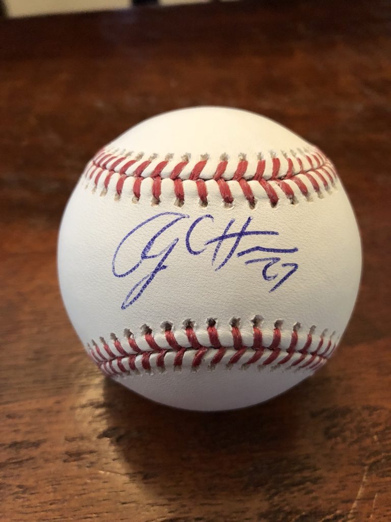 Ryon Healy Signed Official Major League Baseball Seattle Mariners Proof Auto Coa