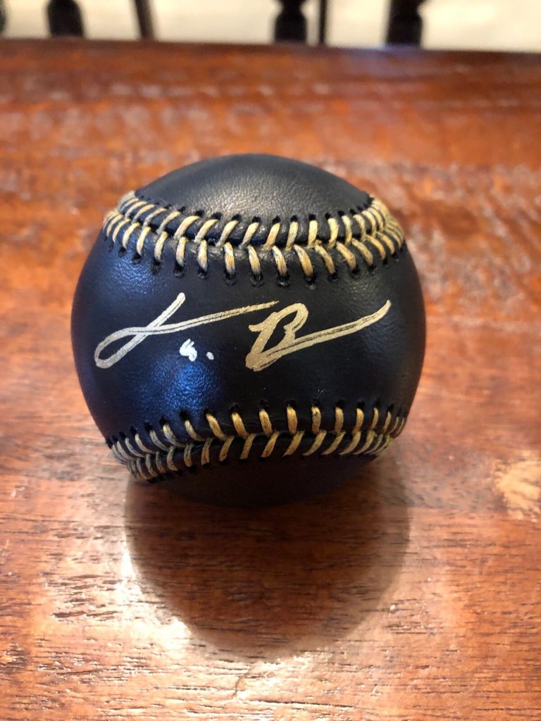 Cory Booker Signed Black Baseball Beckett BAS Coa Senator New Jersey President