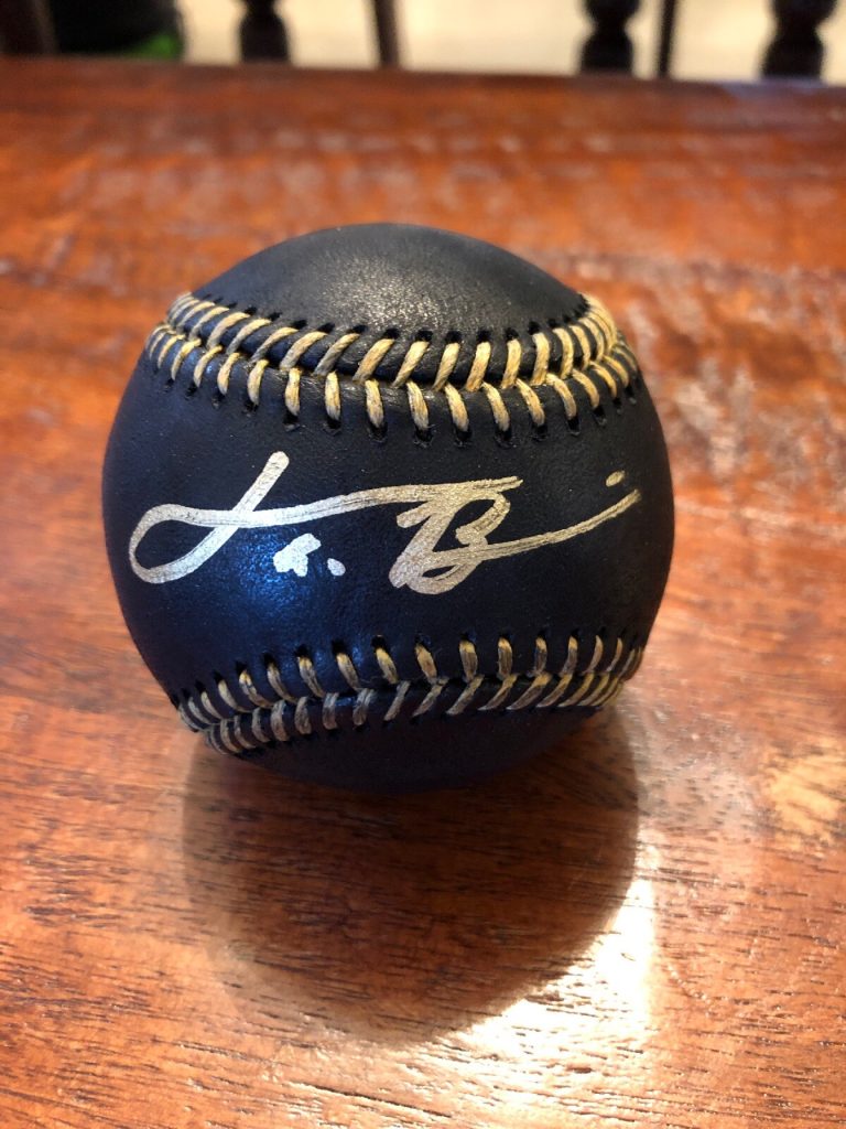 Cory Booker Signed Black Baseball Beckett BAS Coa Senator New Jersey President