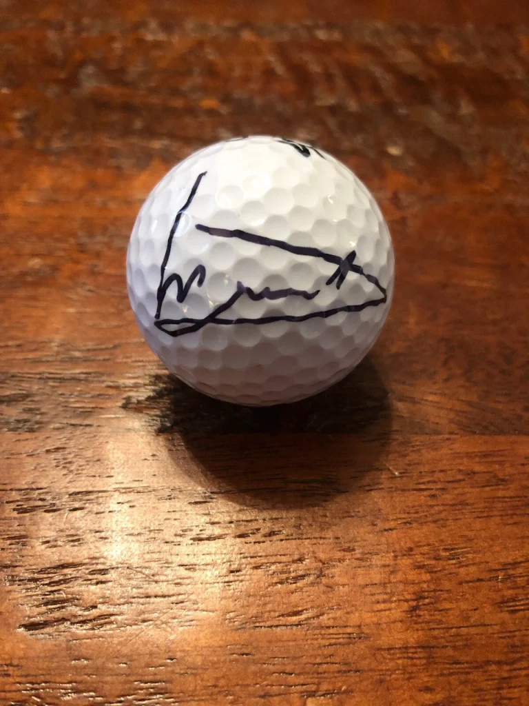 Luke Donald Signed Golf Ball PGA Proof Coa Autographed