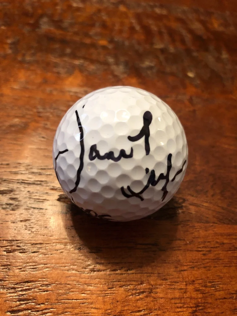 Jason Dufner Signed Golf Ball PGA Proof Coa Autographed