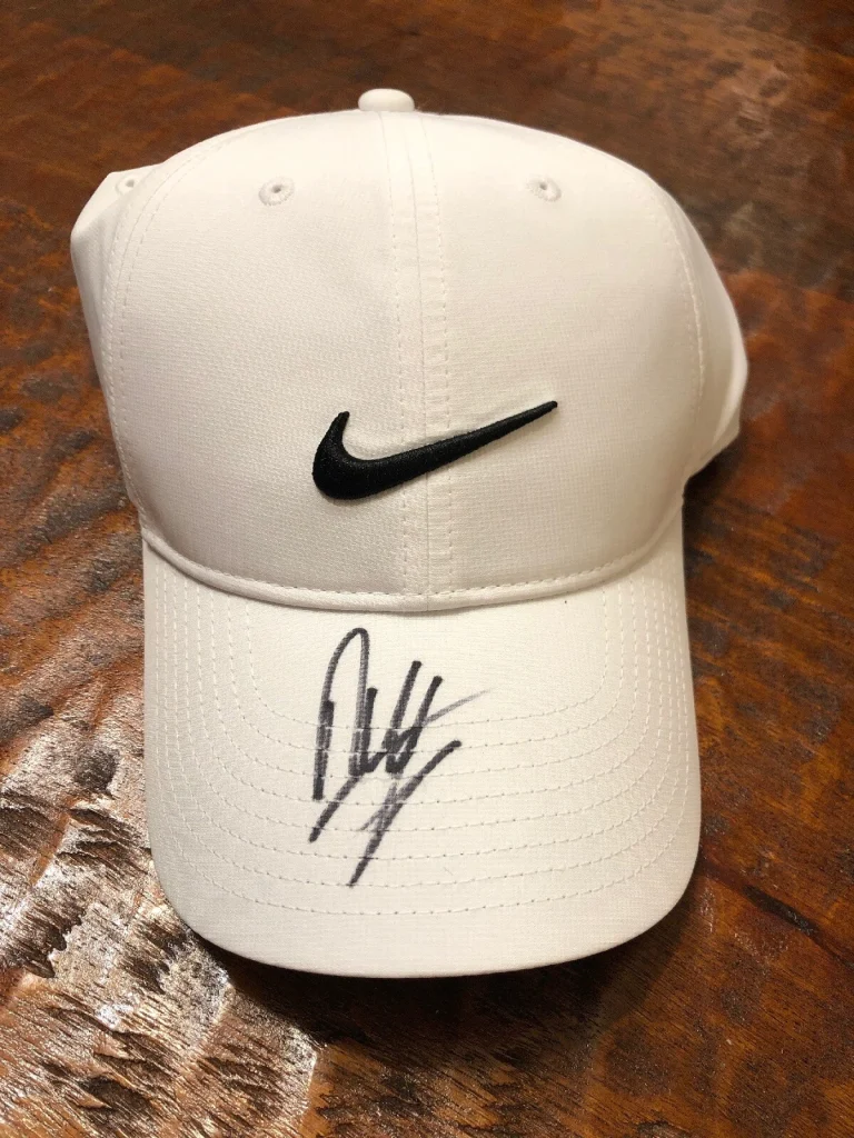 Francesco Molinari Signed Nike Golf Hat PGA Beckett BAS Coa Auto
