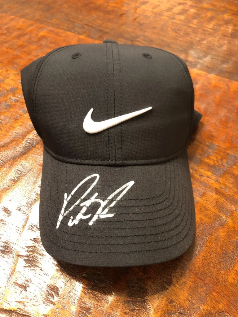 Patrick Reed Signed Nike Golf Hat PGA Beckett BAS Coa Auto