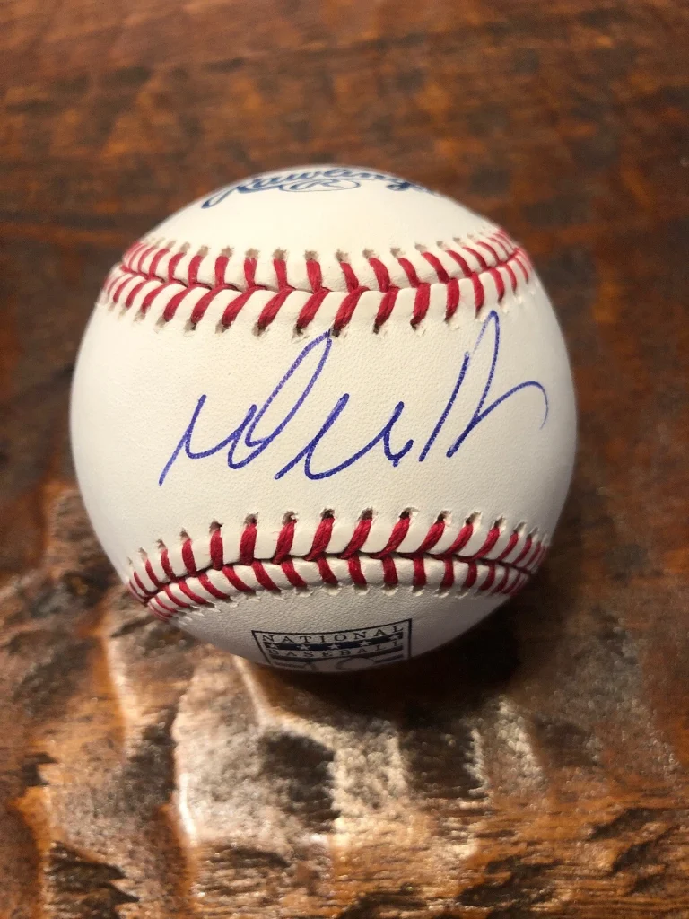 Mark Mulder Signed Hall Of Fame Major League Baseball Proof Coa Cardinals A’s