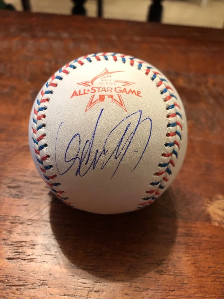 Avisail Garcia Signed 2017 All Star Baseball PSA DNA Coa Tampa Bay Rays