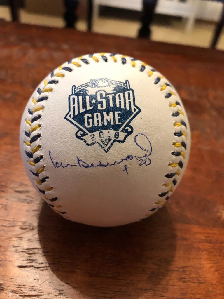 Ian Desmond Signed 2016 All Star Baseball PSA DNA Coa Colorado Rockies
