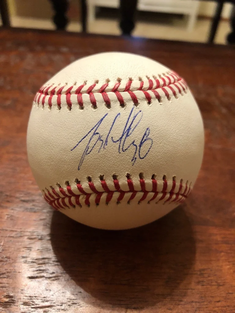 Jose Martinez Signed Major League Baseball PSA DNA Coa St Louis Cardinals