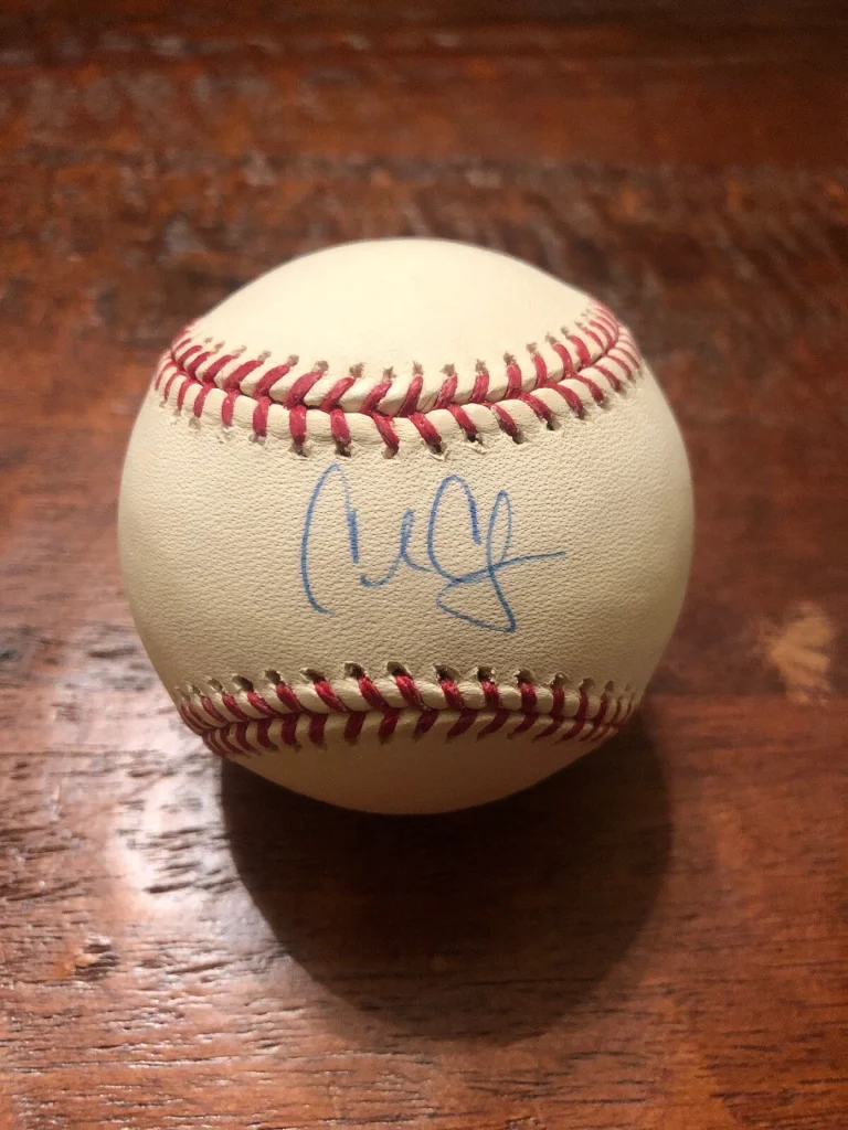 Carl Crawford Signed Official Major League Baseball MLB Coa Tampa Bay Rays