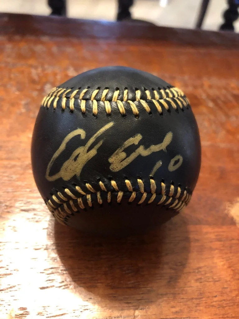 Edwin Encarnacion Signed Black Major League Baseball PSA DNA Coa Yankees