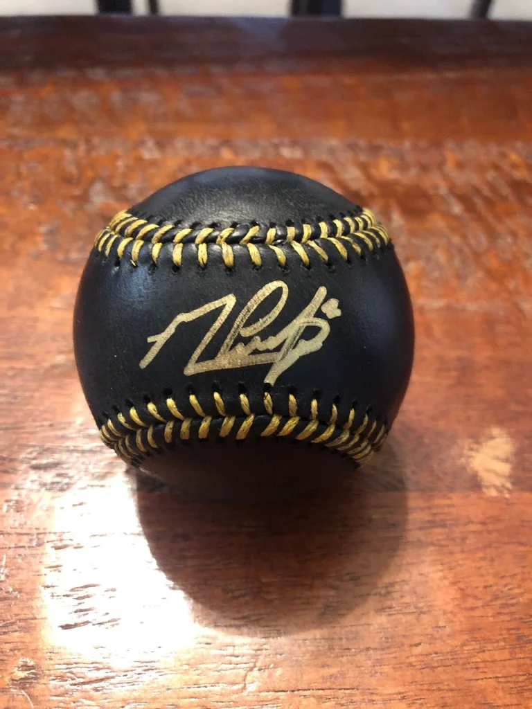 Michael Conforto Signed Black Major League Baseball PSA DNA Coa New York Mets