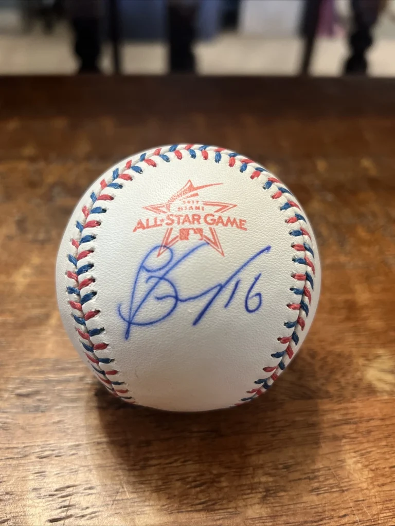 Jonathan Schoop Signed 2017 All Star Baseball PSA DNA Coa Minnesota Twins