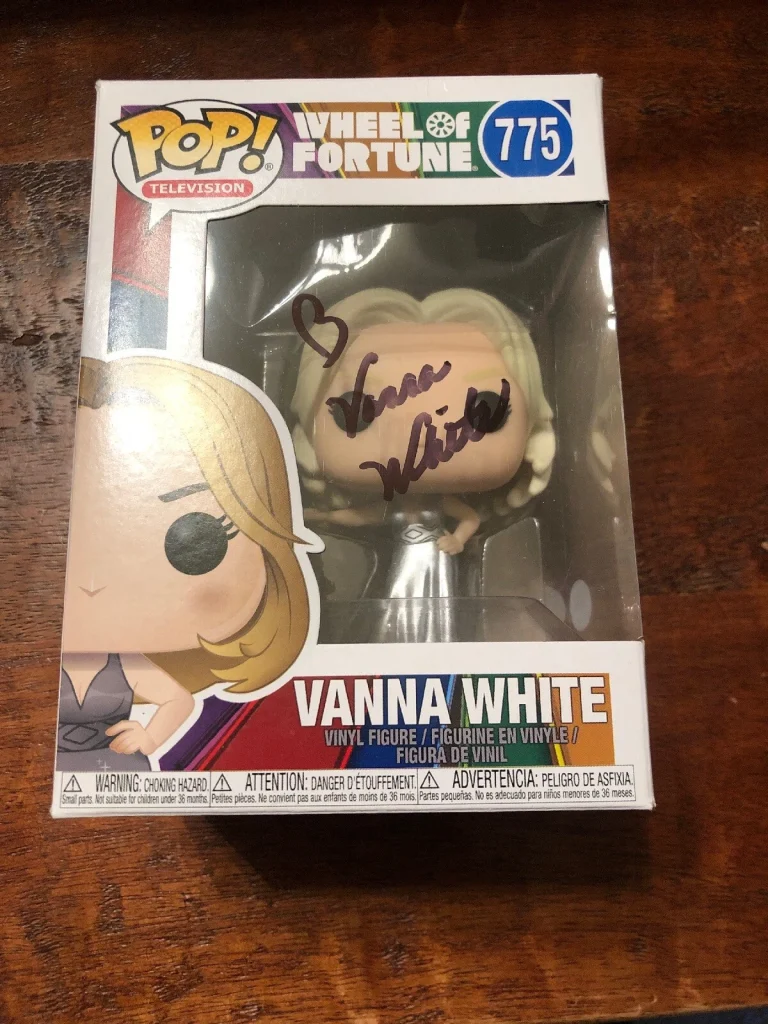 Vanna White Signed Wheel Of Fortune Funko POP Psa Dna Coa