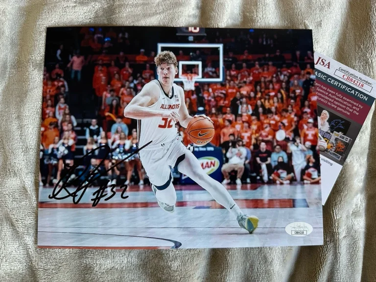 Kasparas Jakucionis signed 8 X 10 Photo Autographed JSA Authentication COA