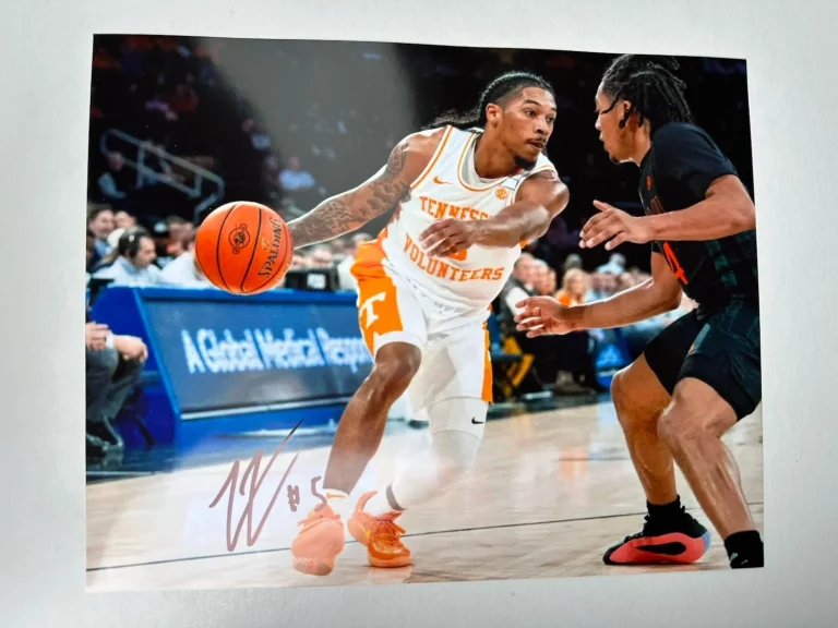 Zakai Zeigler Signed 8 X 10 Photo Autograph Tennessee Volunteers Coach