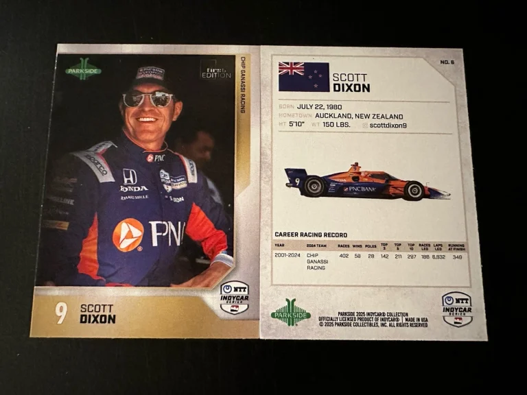 2025 Parkside First Edition Indy Car Trading Card 500 Scott Dixon