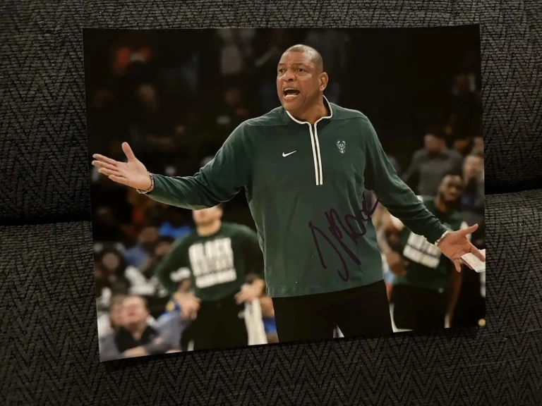 Coach Doc Rivers Signed 8 X 10 Photo Autographed JSA Authenticated COA Bucks