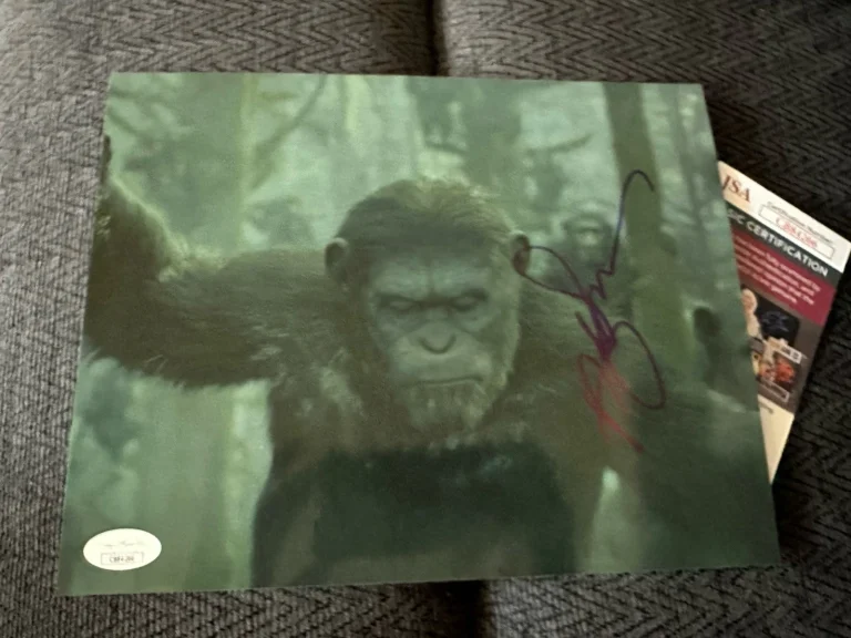 Andy Serkis signed 8 X 10 Photo JSA Authentication COA Planet Of The Apes