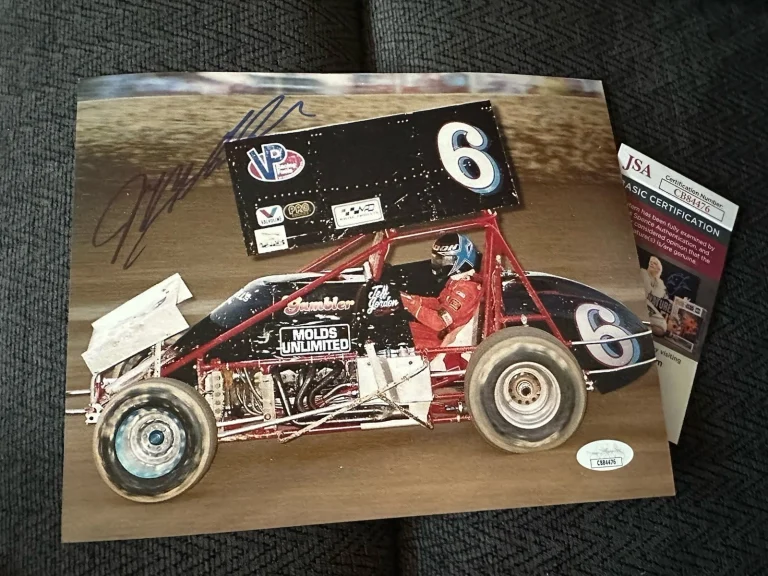Jeff Gordon Signed 8 X 10 Photo Autographed  JSA Authentication COA