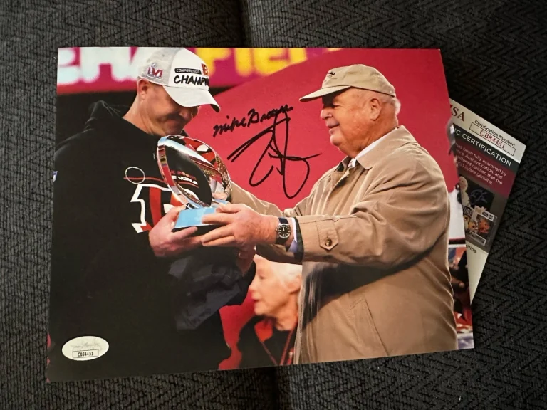 Zac Taylor & Mike Brown Signed 8 X 10 Photo JSA Authentication COA Bengals