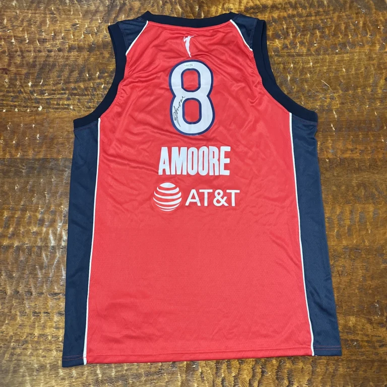 Georgia Amoore Signed Washington Mystics Jersey JSA Coa Autographed WNBA
