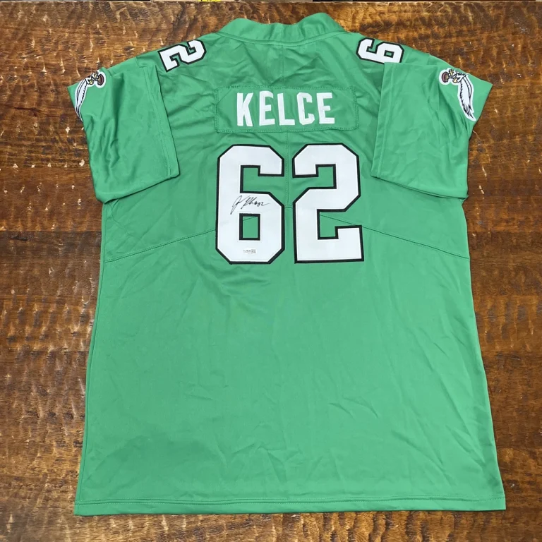 Jason Kelce Signed Philadelphia Eagles Jersey JSA Coa Autographed