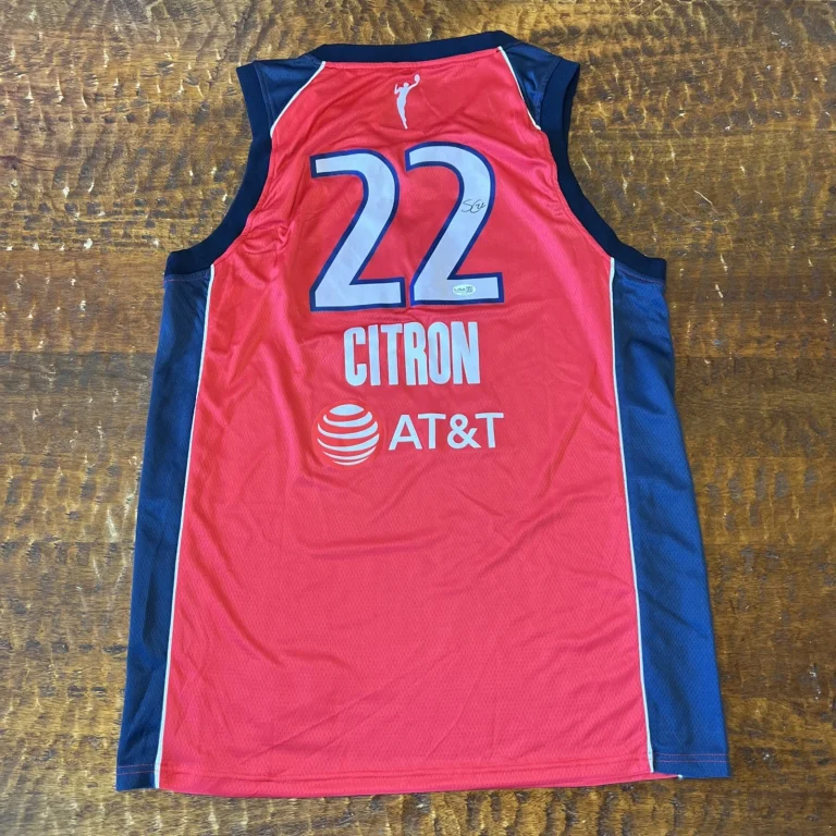 Sonia Citron Signed Washington Mystics Jersey JSA Coa Autographed WNBA