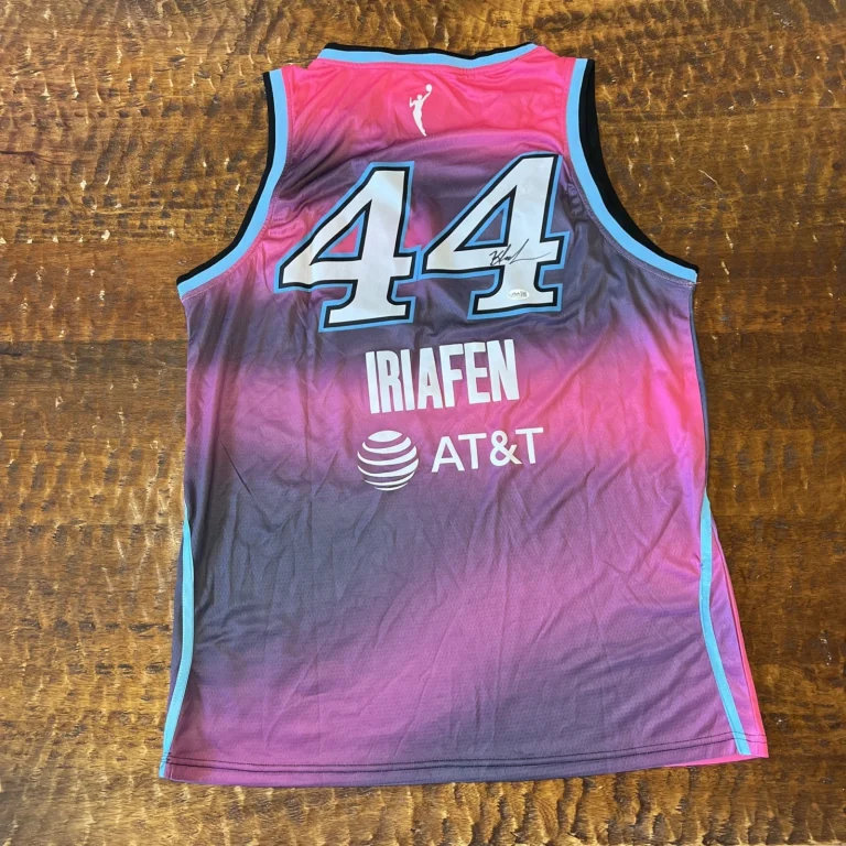 Kiki Iriafen Signed Washington Mystics Jersey JSA Coa Autographed WNBA